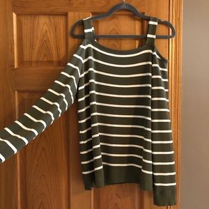Lauren/ Ralph Lauren off the shoulder sweater